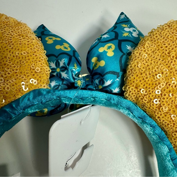 NWT. Disney Parks Salut Limon Epcot Italy Lemon Minnie Mouse Ears Headband. - Picture 11 of 12